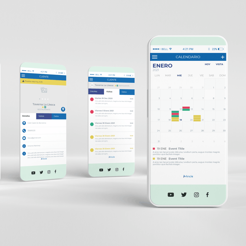 Vincle Agenda Mobile App